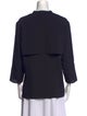 Hermès V-Neck Three-Quarter Sleeve Blouse