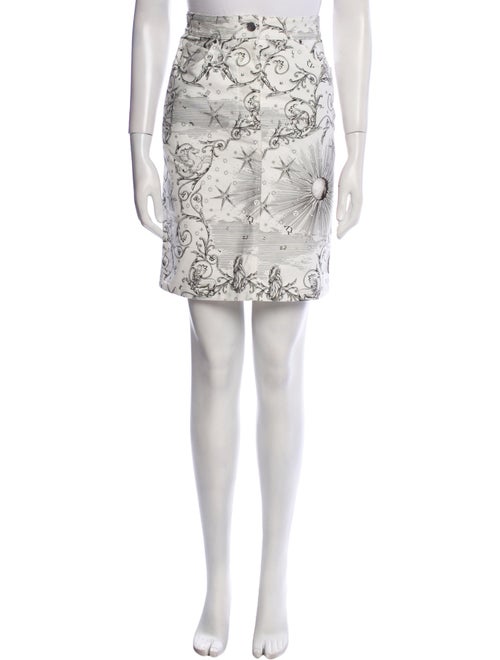 Hermès Printed Knee-Length Skirt