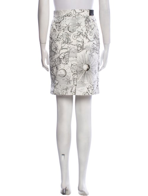 Hermès Printed Knee-Length Skirt