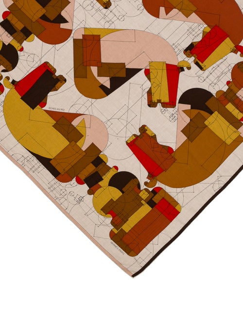 Hermès Echec au Roi Silk Shawl