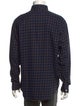 Hermès Plaid Print Long Sleeve Shirt