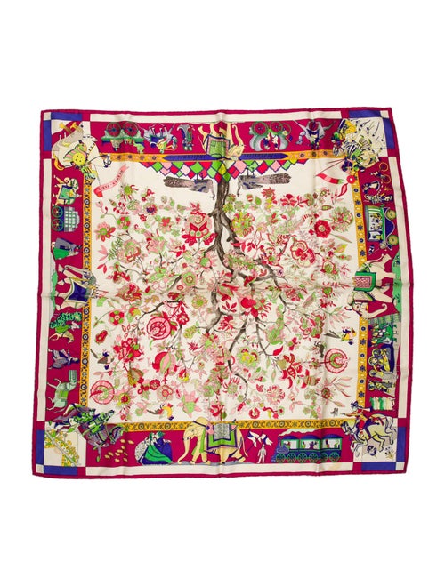 Hermès Fantaisies Indiennes Silk Scarf