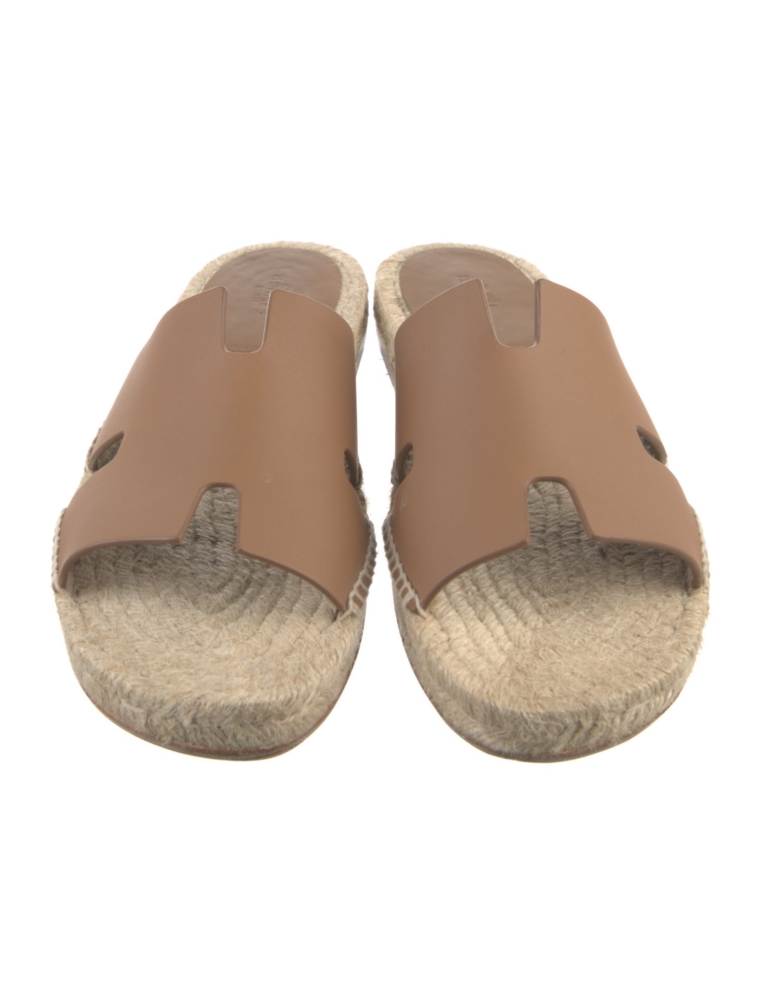 Hermès Antigua Leather Slides