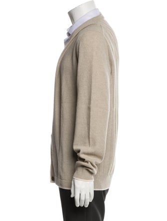 Hermès Cashmere V-Neck Cardigan