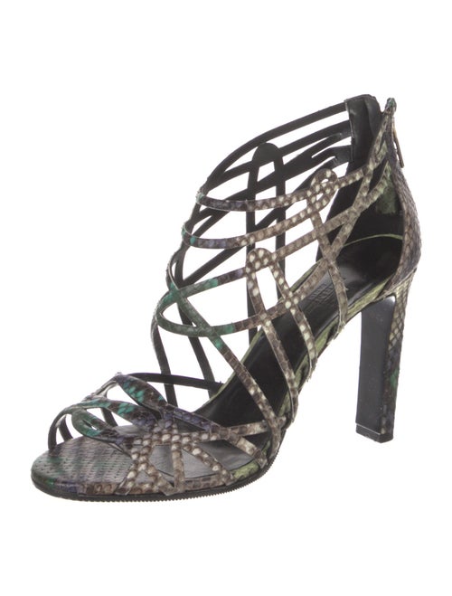 Hermès Cage Python Sandals