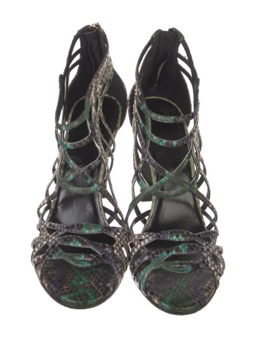 Hermès Cage Python Sandals