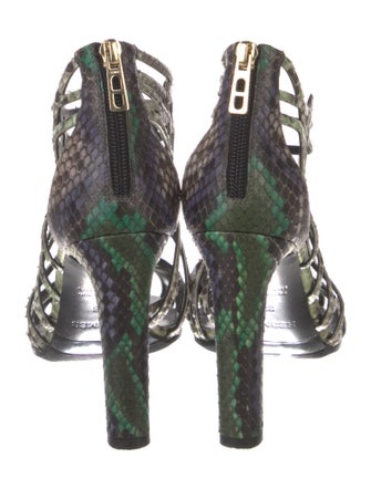 Hermès Cage Python Sandals