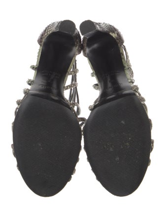 Hermès Cage Python Sandals