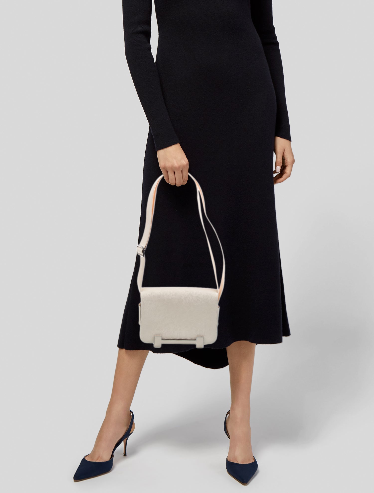 Hermès Chevre Mysore Geta Shoulder Bag