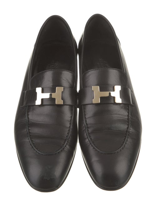 Hermès Paris H Logo Loafers