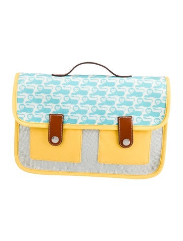 Hermès Sizes 7-16 Animaux Pixel School Bag