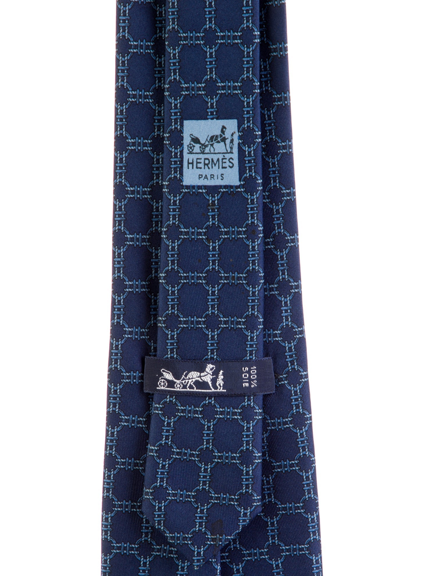Hermès Silk Pattern Tie