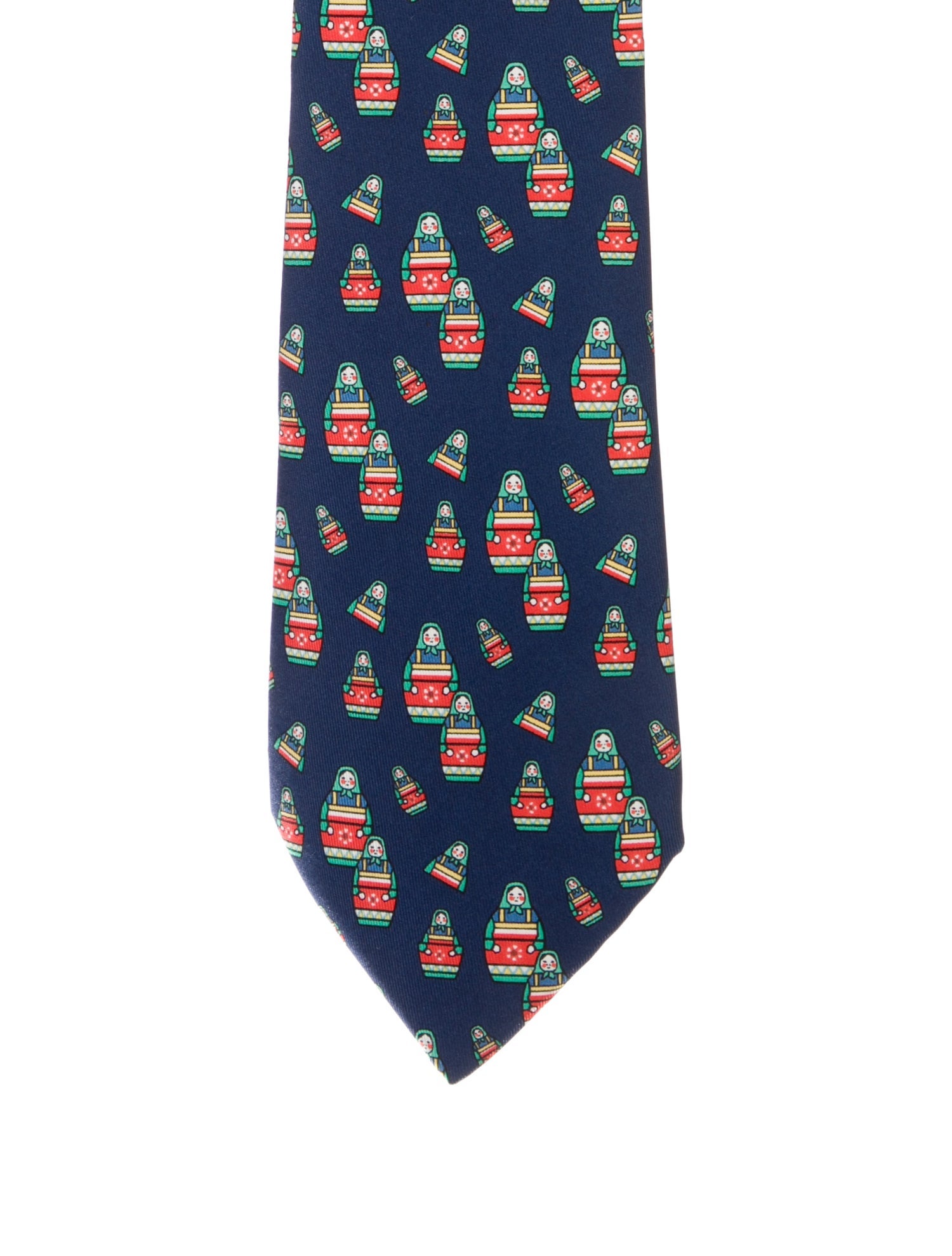 Hermès Pattern Printed Tie