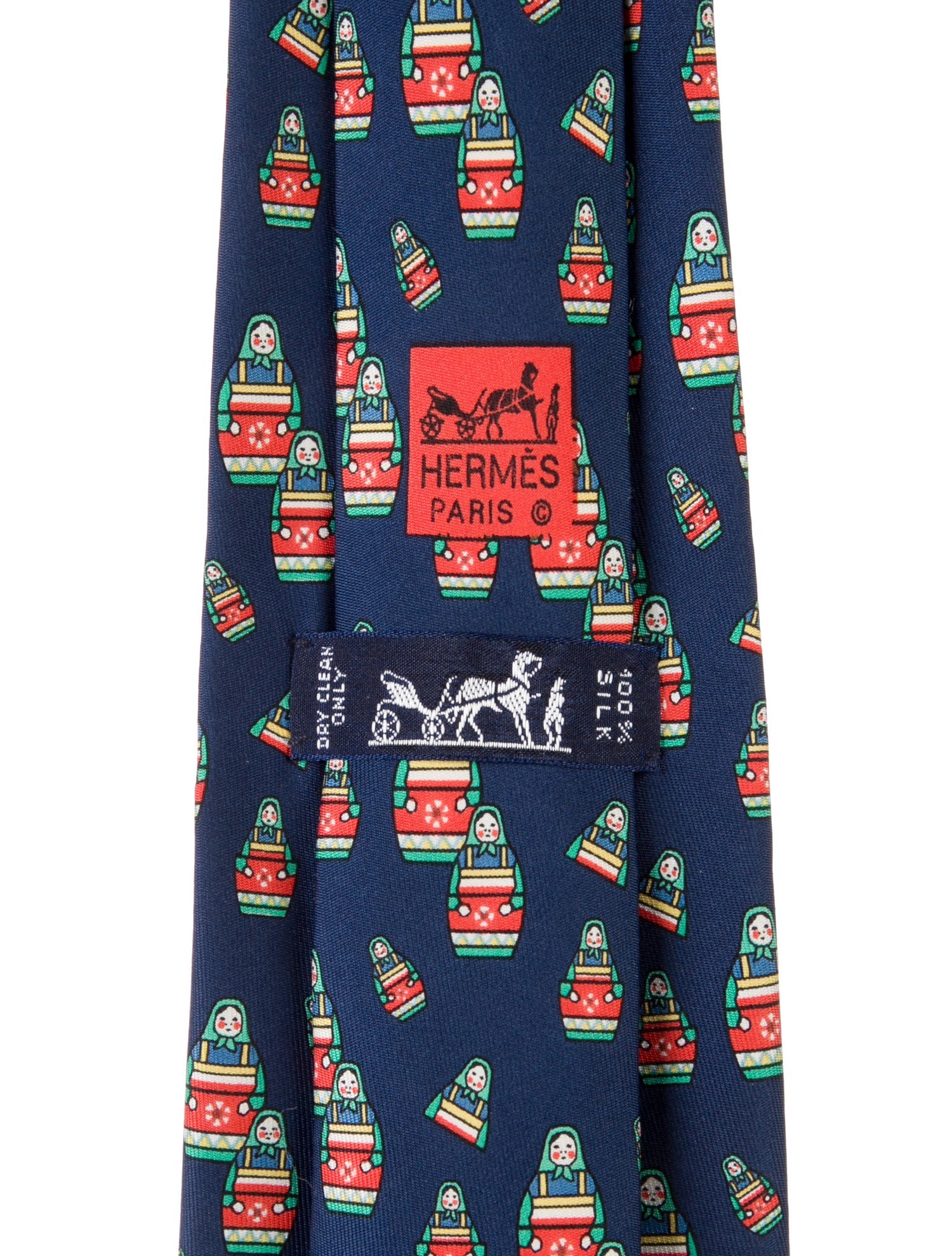 Hermès Pattern Printed Tie