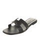 Hermès Oran Leather Slides