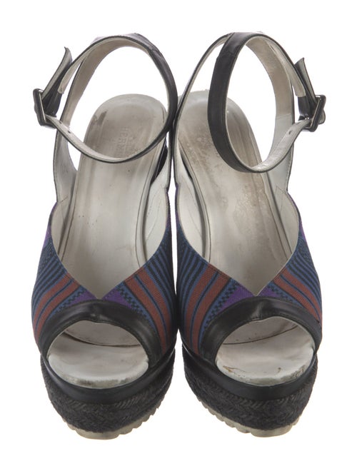 Hermès Canvas Printed Espadrilles