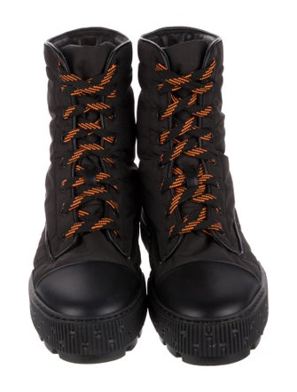 Hermès Nylon Combat Boots