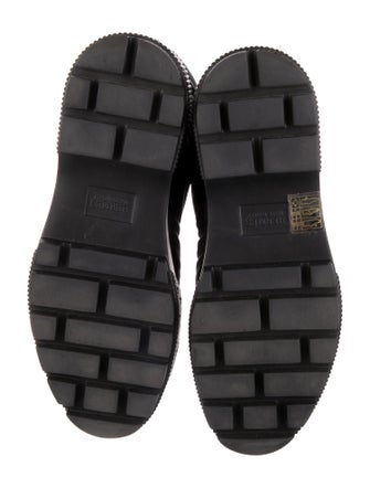 Hermès Nylon Combat Boots