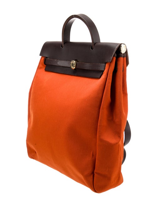 Hermès Toile Officier Herbag Backpack