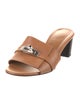 Hermès Gigi 50 Leather Slides