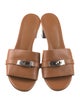 Hermès Gigi 50 Leather Slides