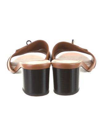 Hermès Gigi 50 Leather Slides