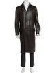 Hermès Leather Overcoat