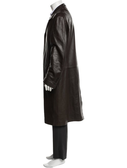 Hermès Leather Overcoat