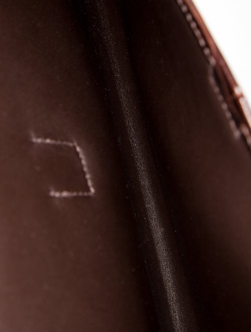 Hermès Shiny Porosus Crocodile Jige 29