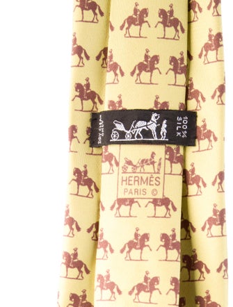 Hermès Silk Pattern Tie