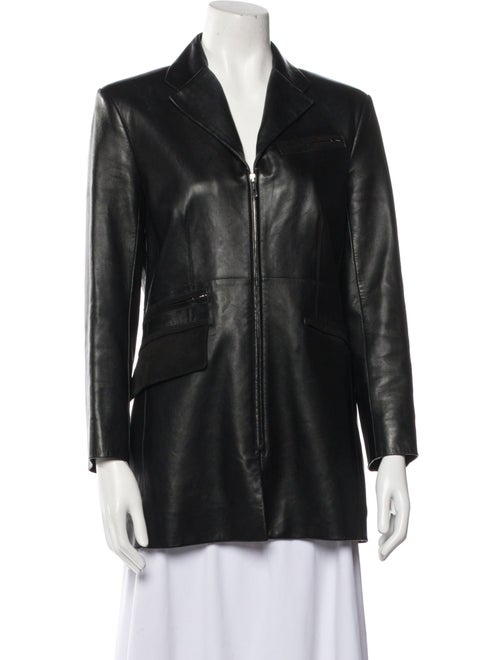 Hermès Leather Blazer