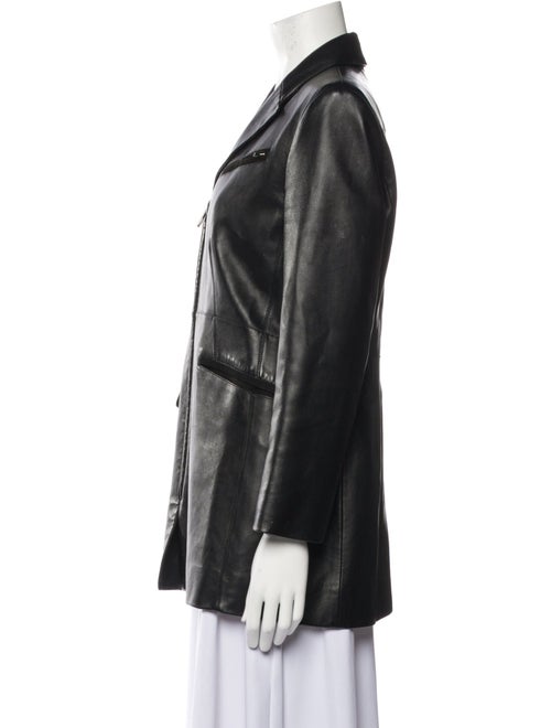 Hermès Leather Blazer