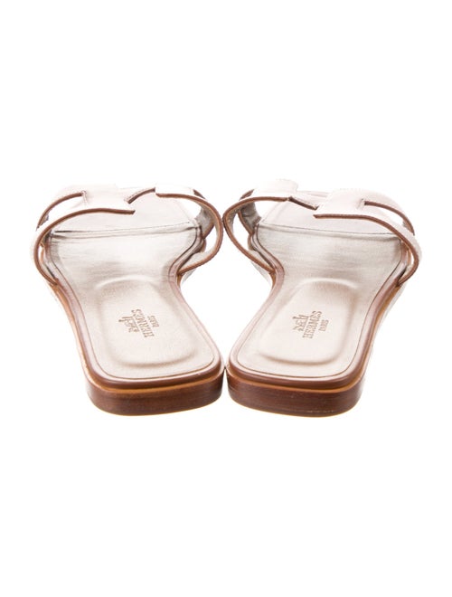Hermès Oran Leather Slides