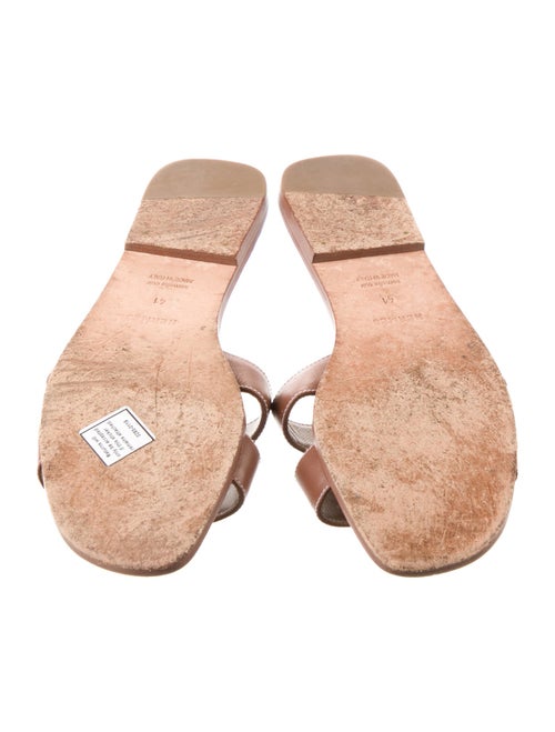 Hermès Oran Leather Slides