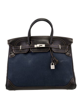 Hermès Toile Swift Ghillies Birkin 40