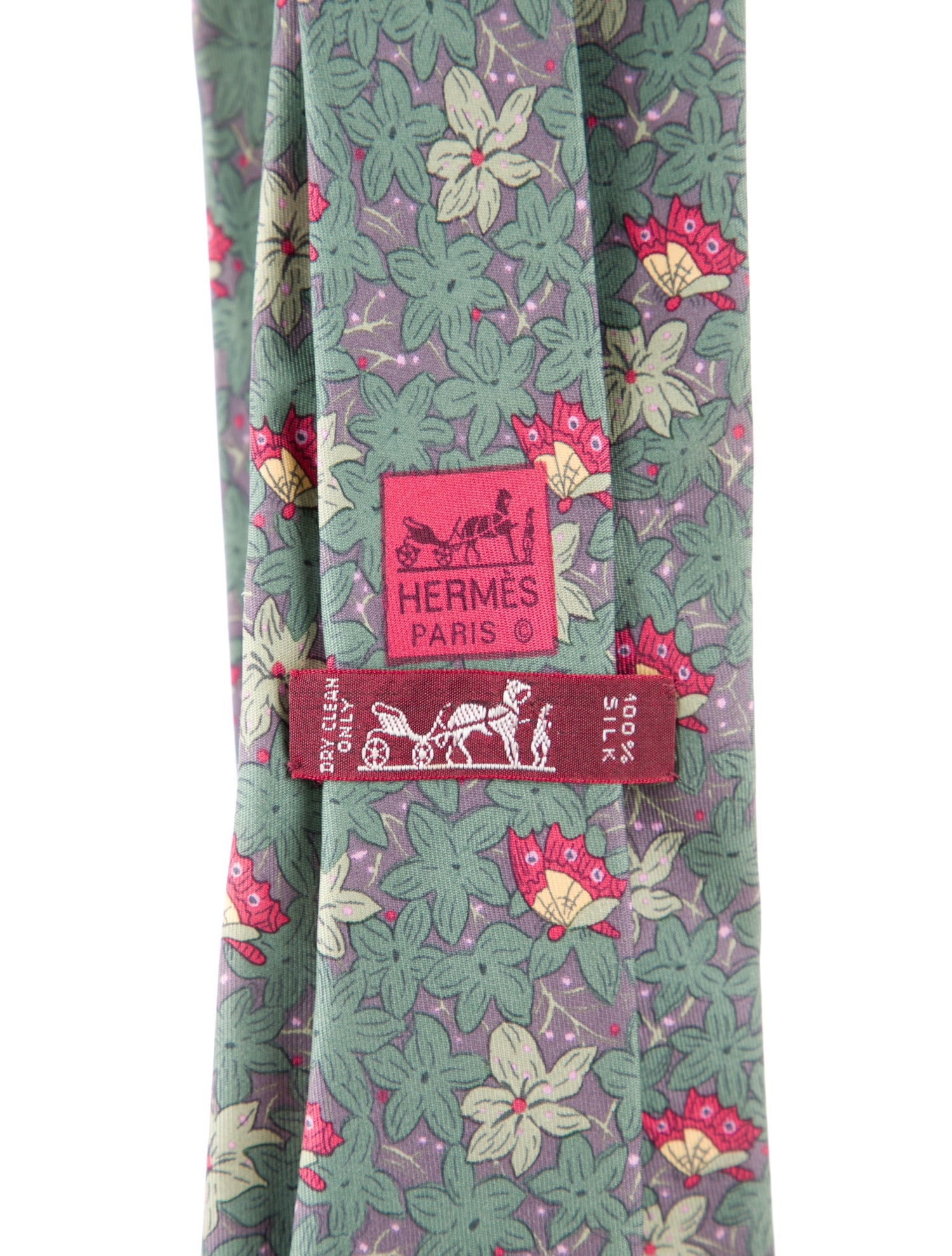 Hermès Silk Patterned Tie