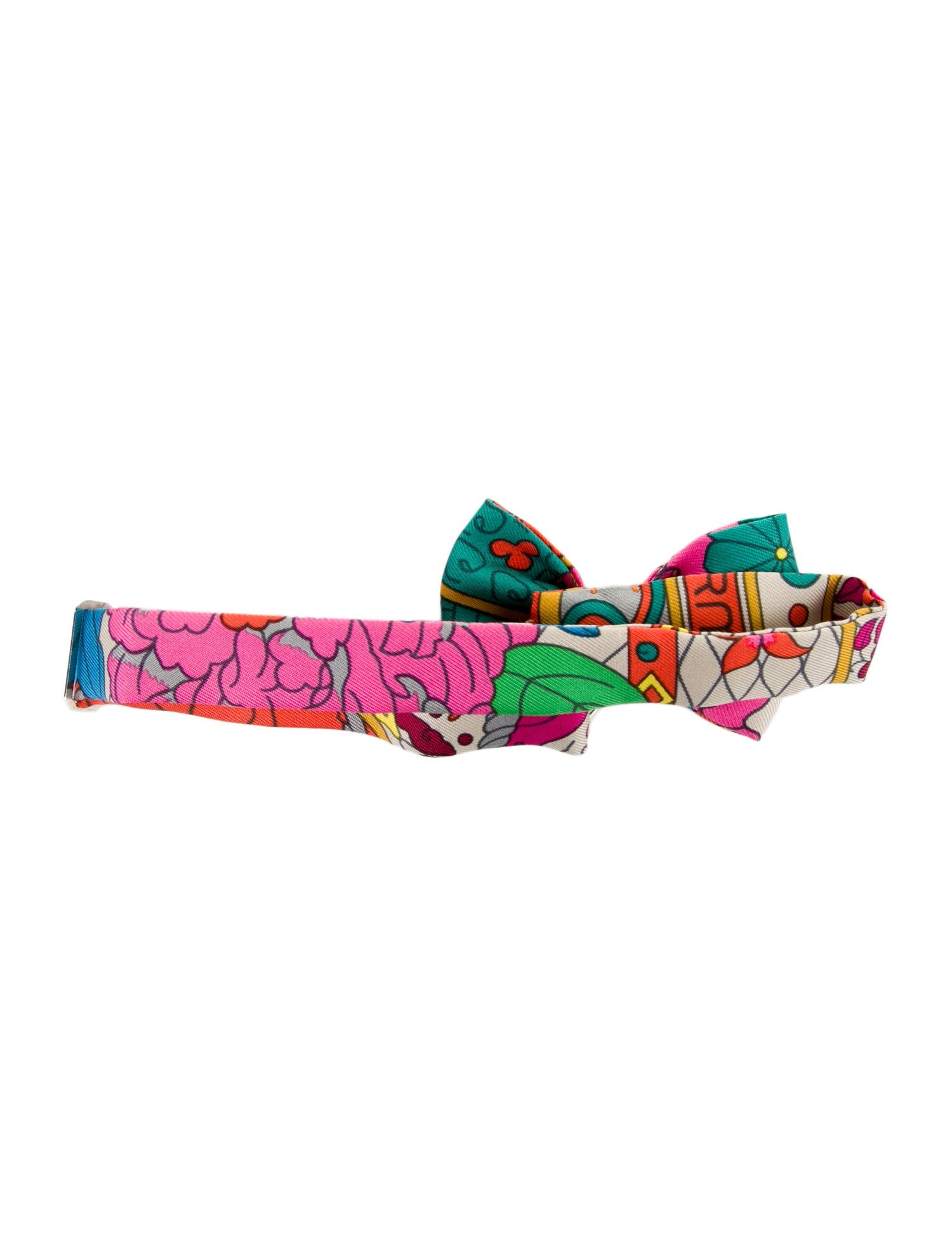 Hermès Silk Patterned Bow Tie