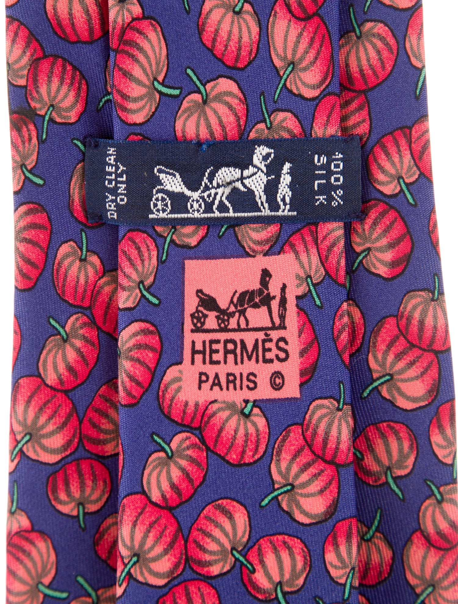 Hermès Silk patterned tie