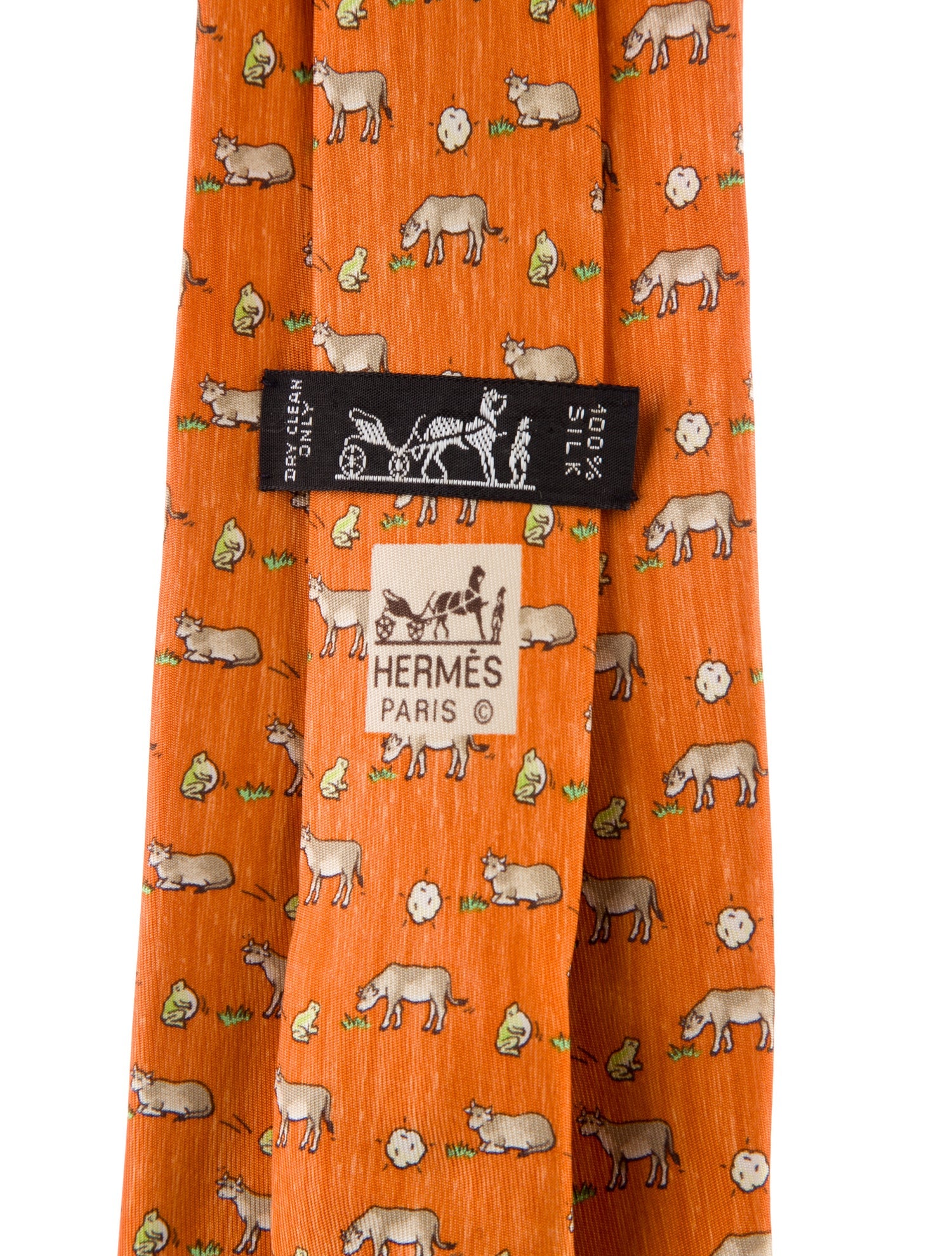 Hermès Silk pattern tie