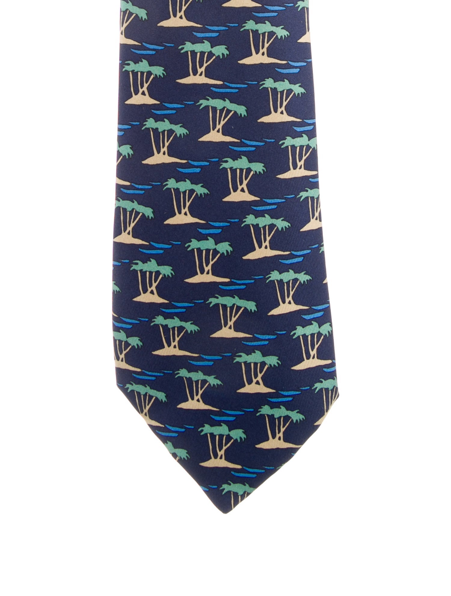 Hermès Silk Patterned Tie