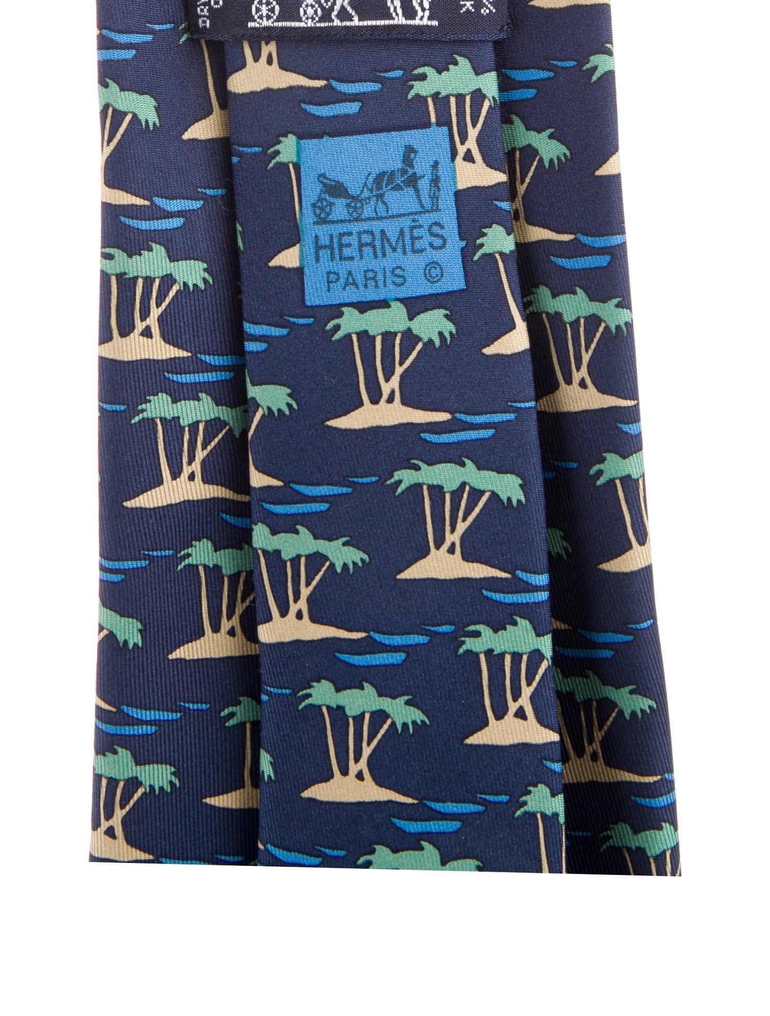 Hermès Silk Patterned Tie