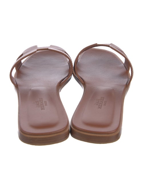 Hermès Oran Leather Slides