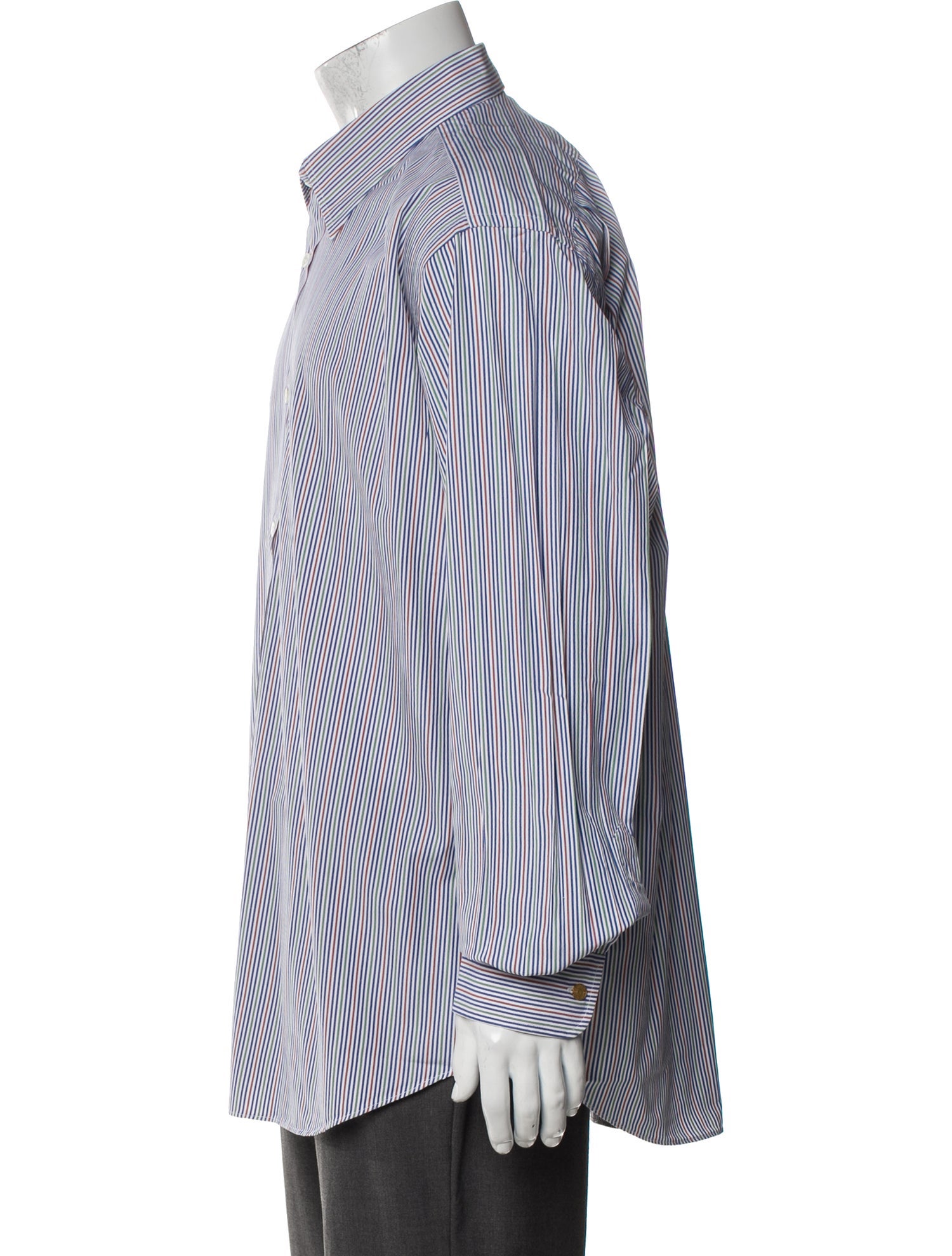 Hermès Striped Long Sleeve Shirt