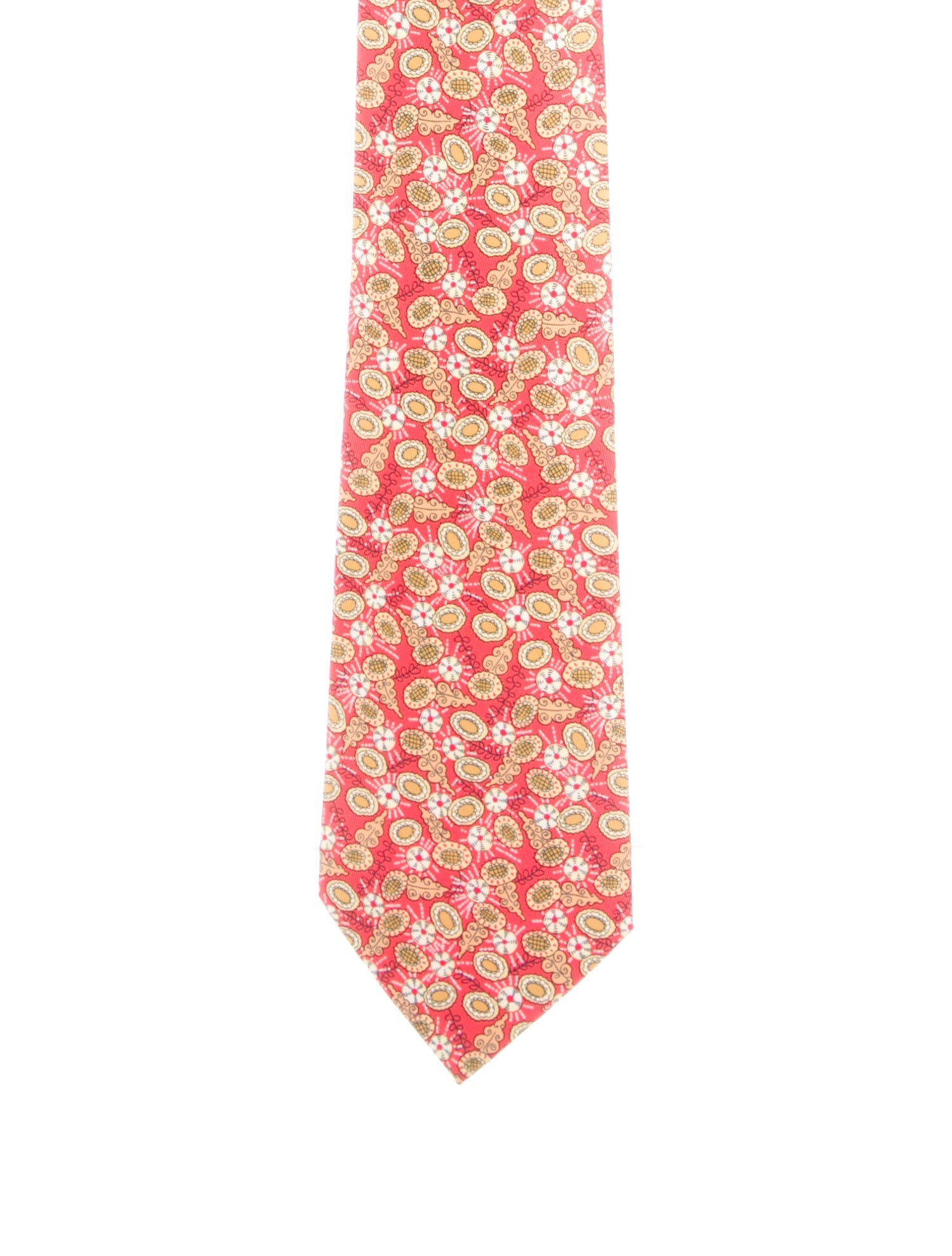 Hermès Silk Patterned Tie