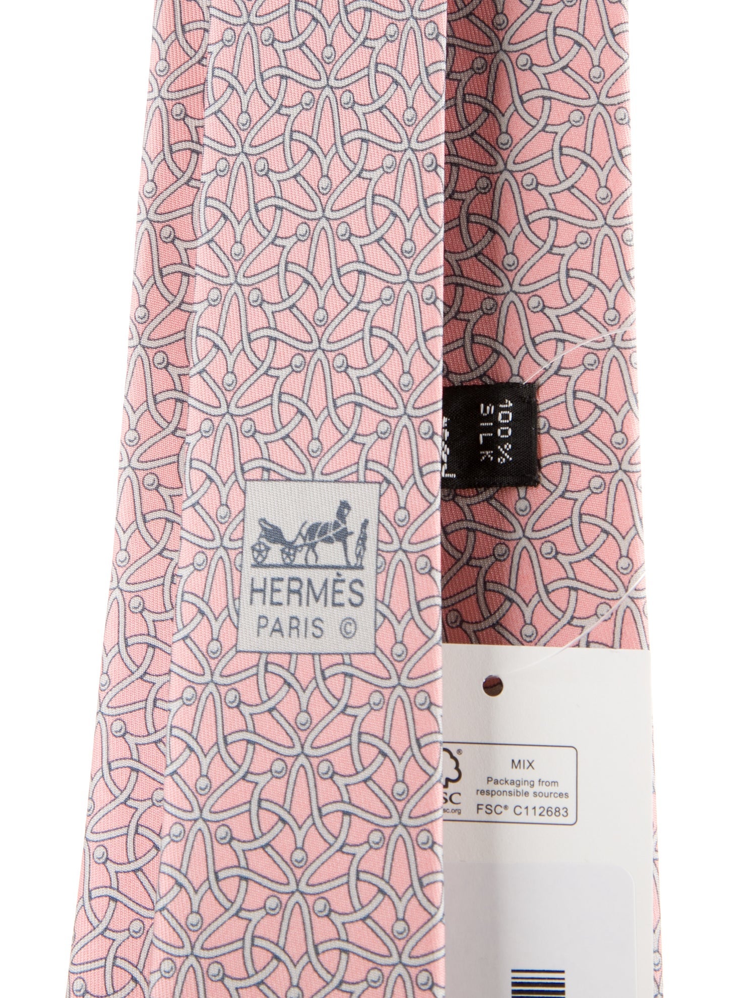 Hermès Silk Patterned Tie