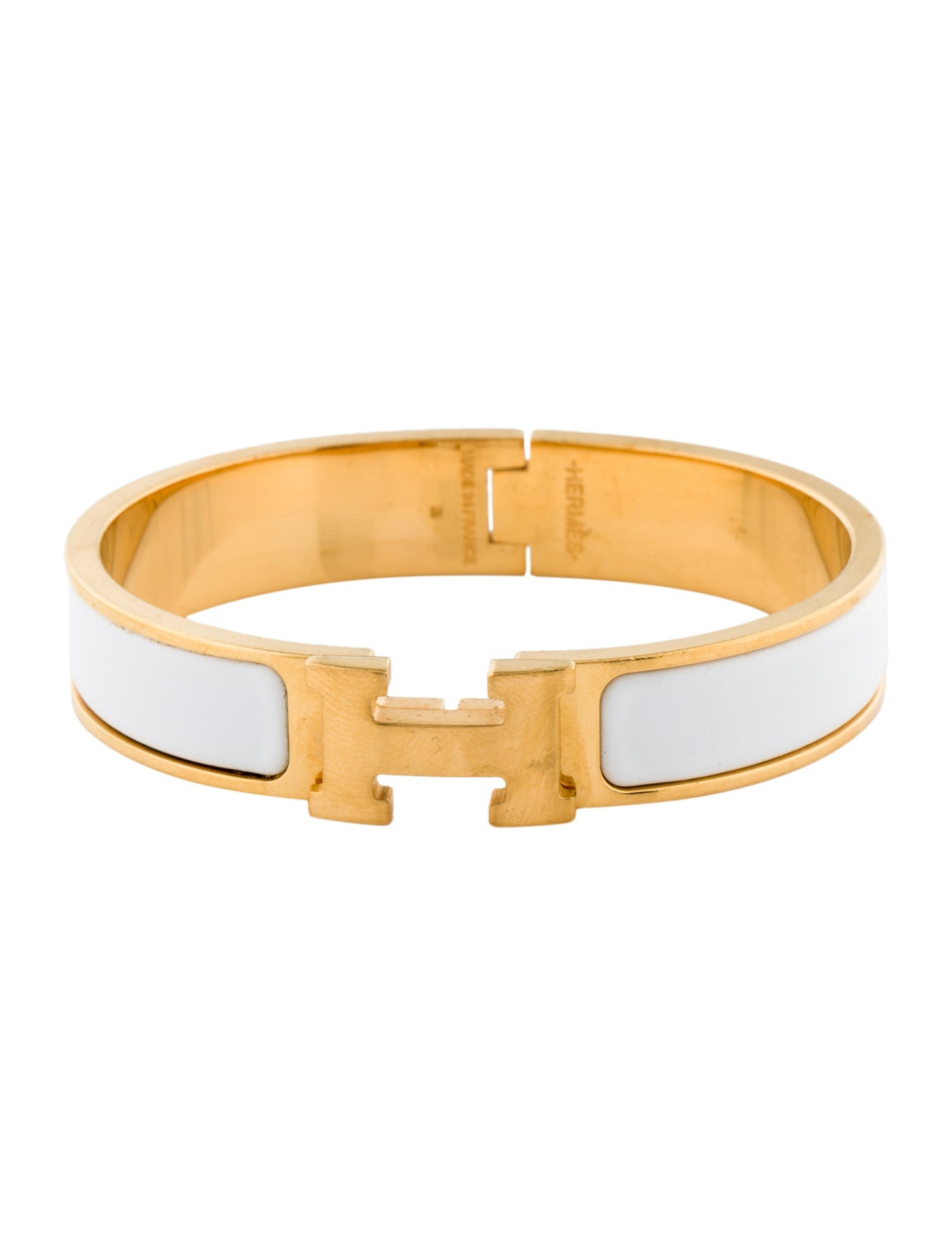 Hermès Enamel Clic H Bracelet