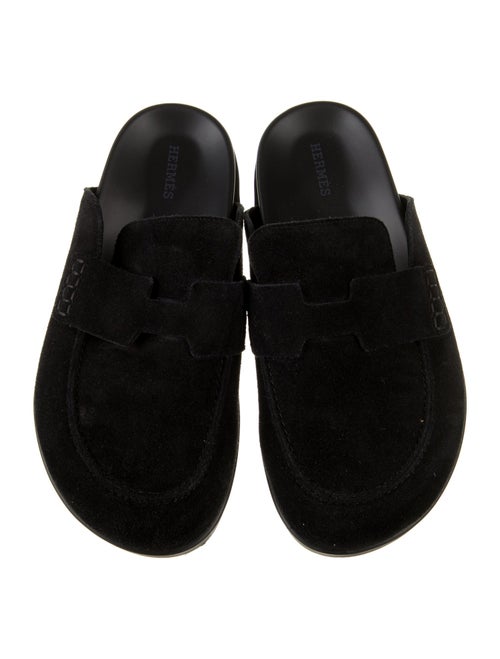 Hermès Go Suede Mules