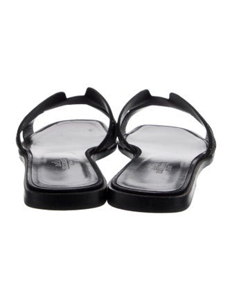 Hermès Glitter Crystal Embellishments Slides