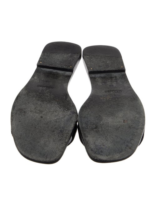 Hermès Glitter Crystal Embellishments Slides