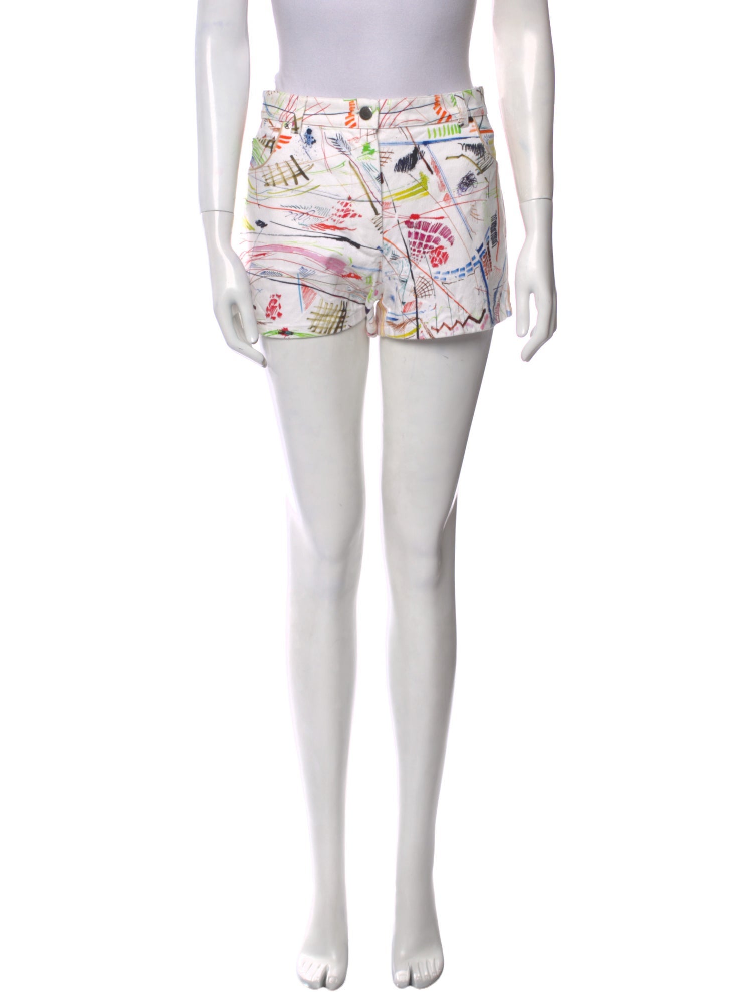 Hermès Printed Mini Shorts